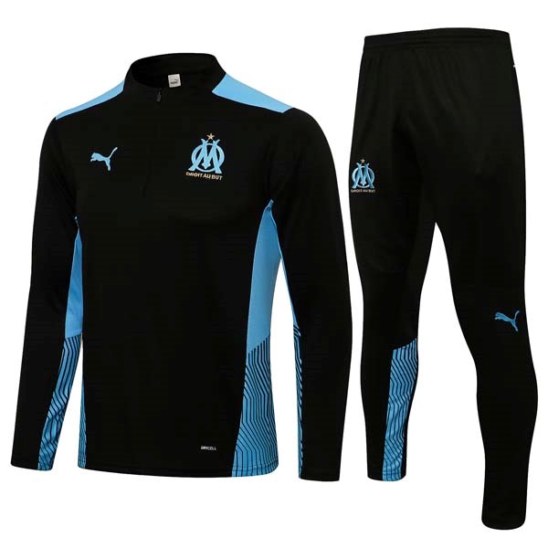 Sudadera De Training Marsella 2022 Negro Azul